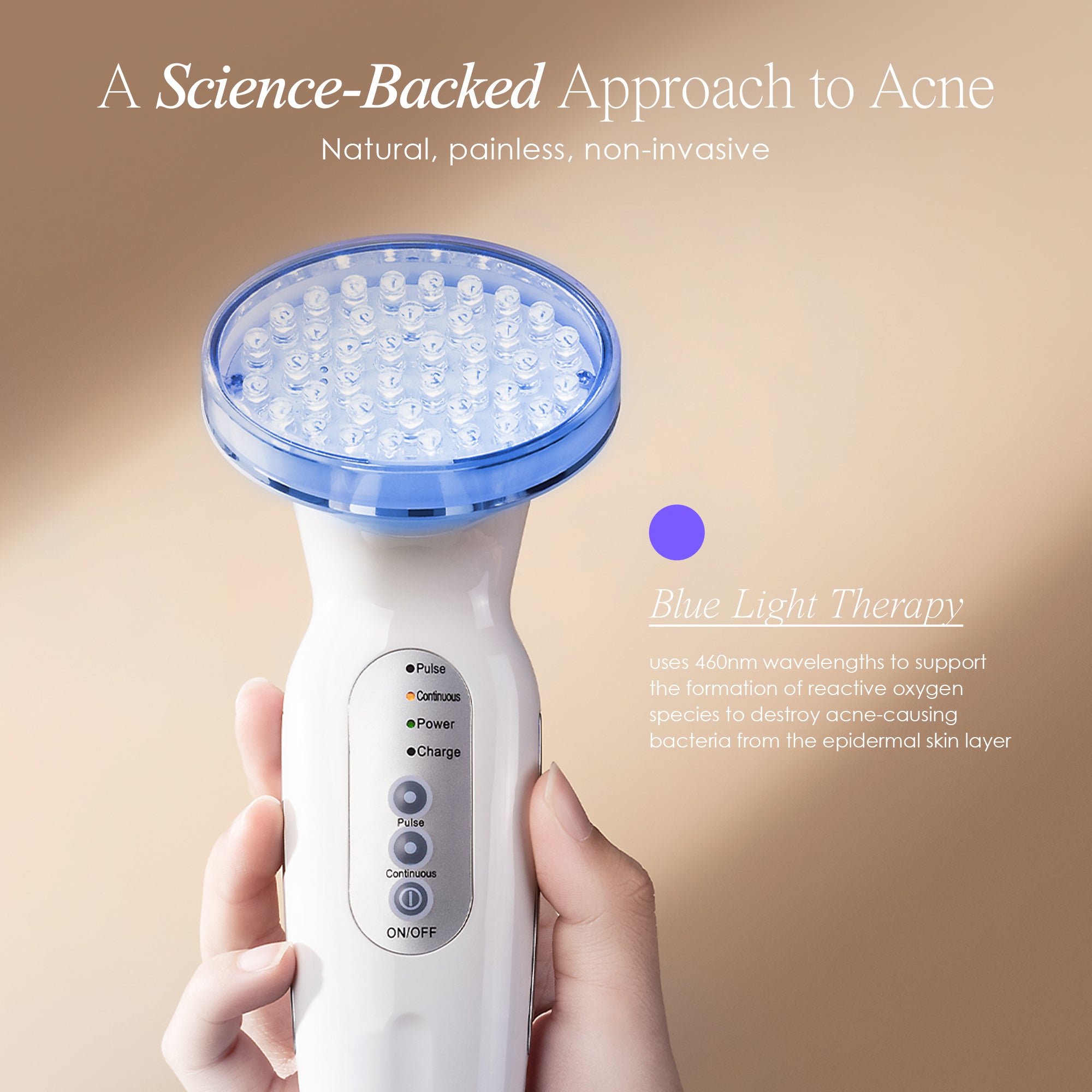 Blue LED+ | Acne Light Therapy Wand | Project E Beauty