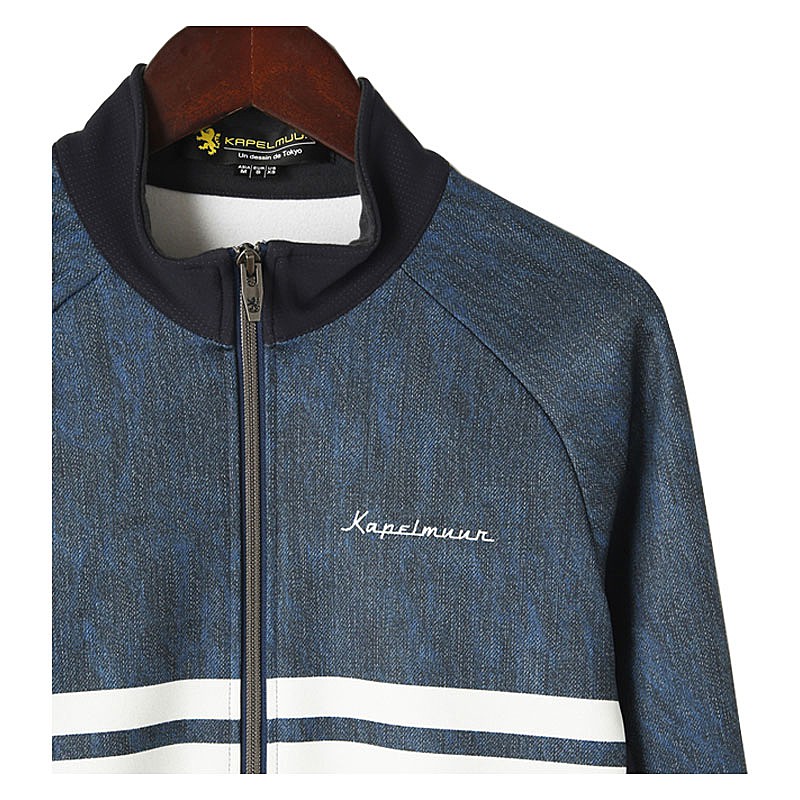 KAPELMUUR（カペルミュール）サーモジャケット ボーダー デニム