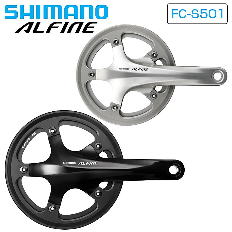 SHIMANO（シマノ）FC-S501 クランクセット シングルスピード 45T