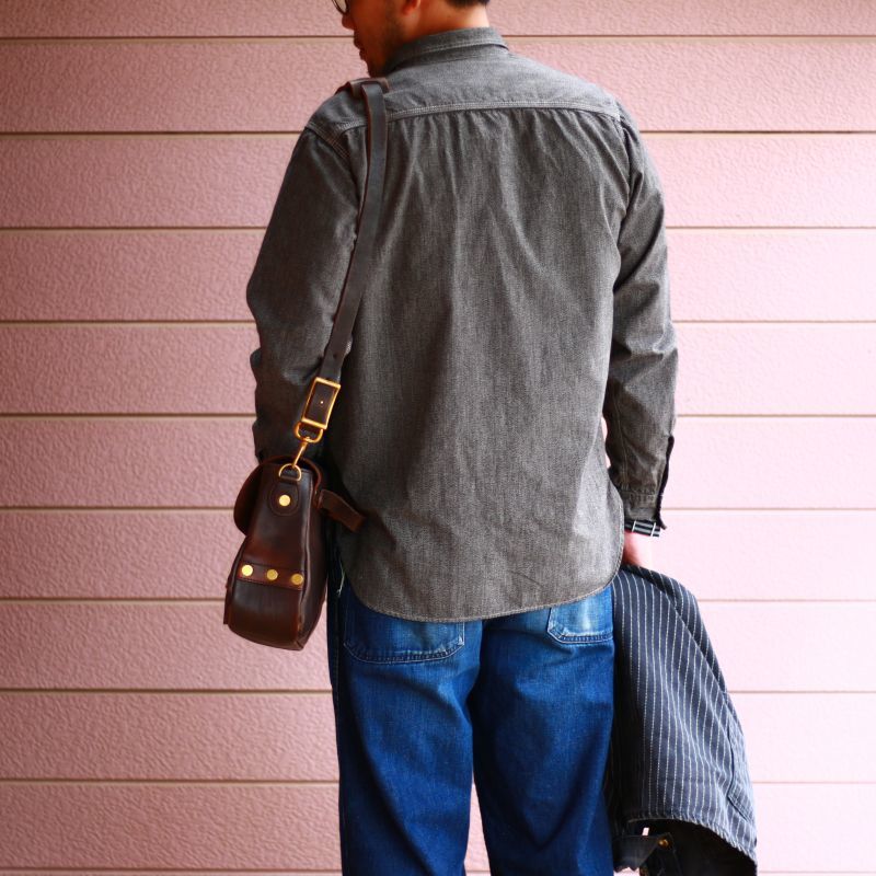 TCB jeans TCBジーンズ Catlight Shirts Covert Black Chambray 5.2oz