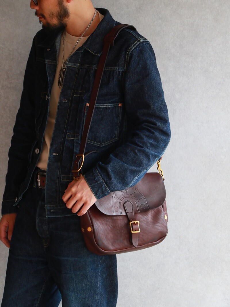 vasco ヴァスコ LEATHER POSTMAN SHOULDER BAG SMALL レザーポストマン