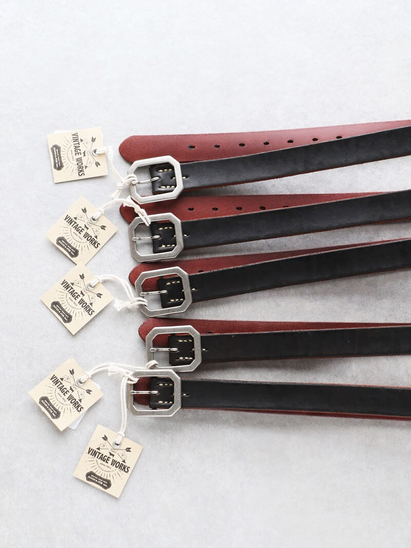 Vintage Works ヴィンテージワークス Leather belt 7Hole レザーベルト