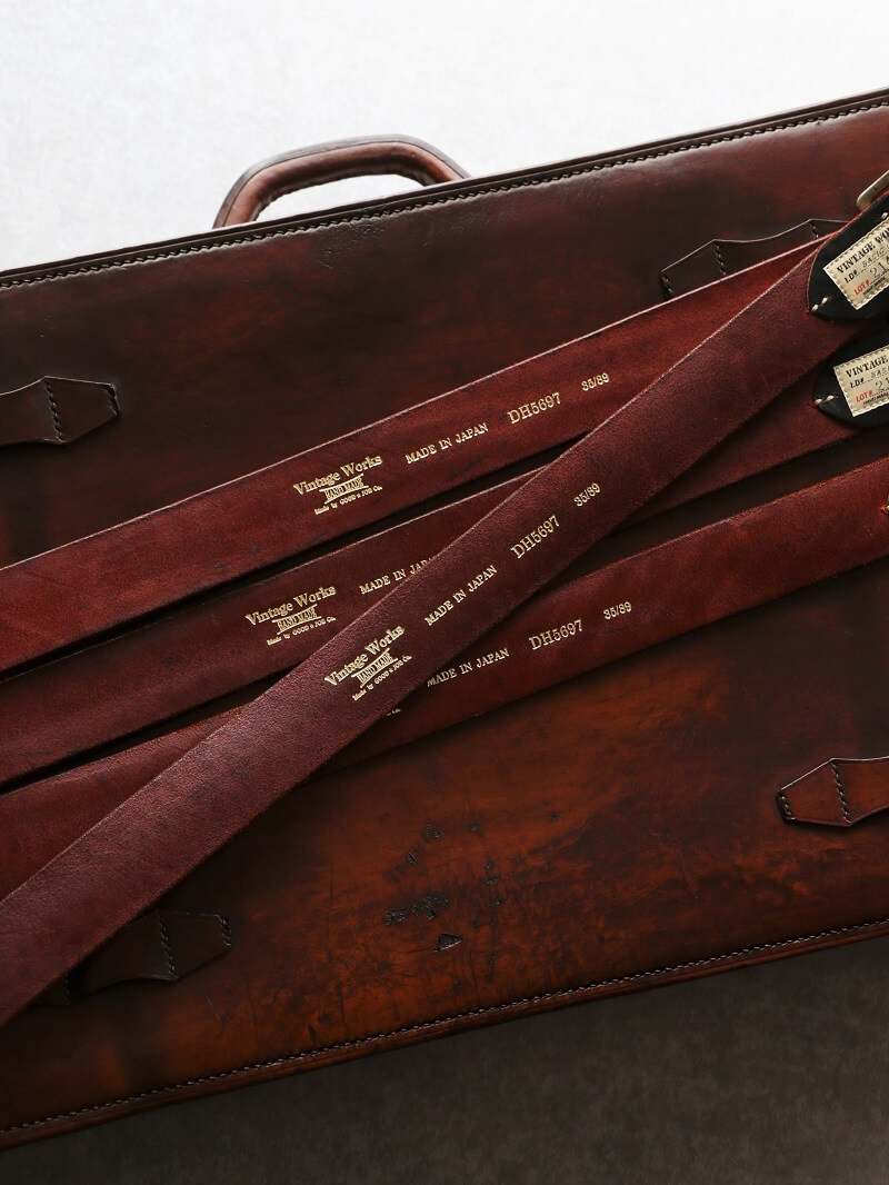 Vintage Works ヴィンテージワークス Leather belt 5Hole レザーベルト