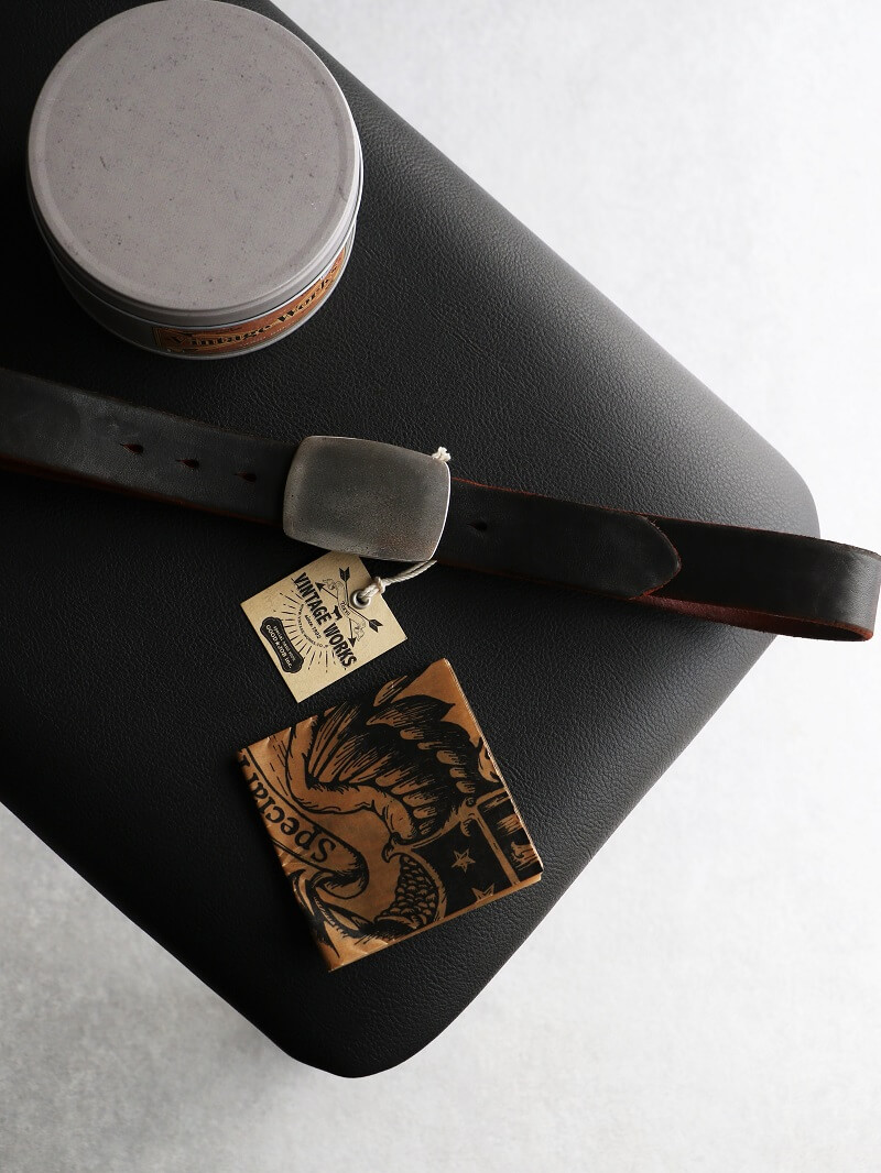 Vintage Works ヴィンテージワークス Leather belt 7Hole レザーベルト