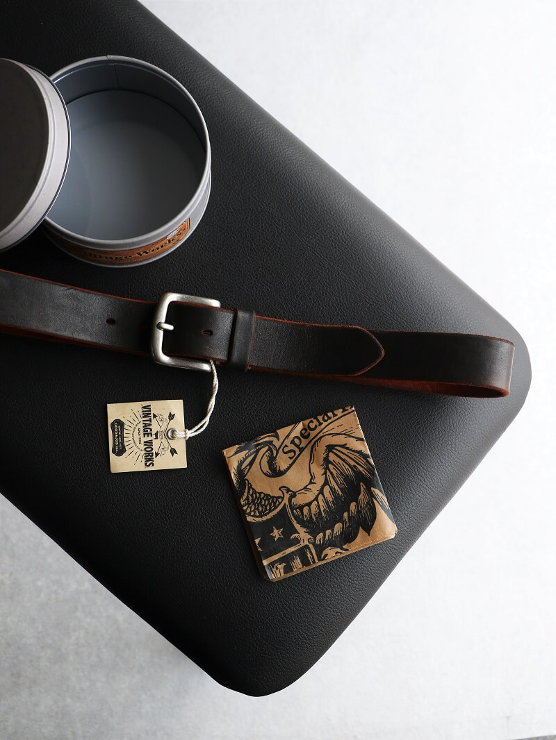 Vintage Works ヴィンテージワークス Leather belt 7Hole レザーベルト
