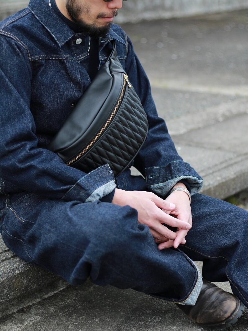 BACKDROP Leathers バックドロップレザーズ DIA WAISTBAG ダイヤ