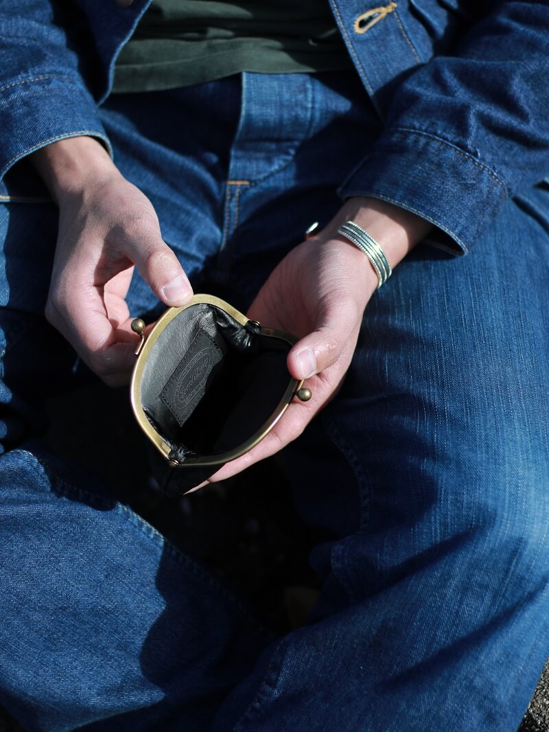 BACKDROP Leathers バックドロップレザーズ GM WALLET がま口