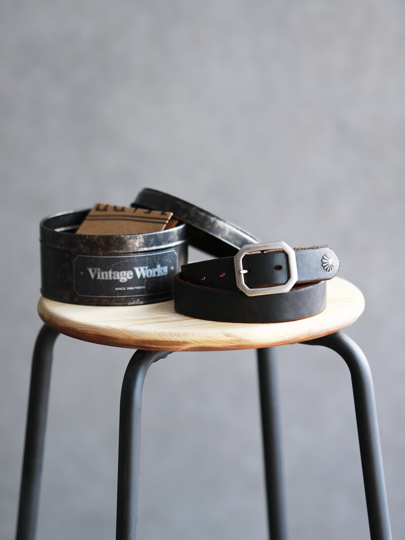 Vintage Works ヴィンテージワークス Leather belt 7Hole レザーベルト