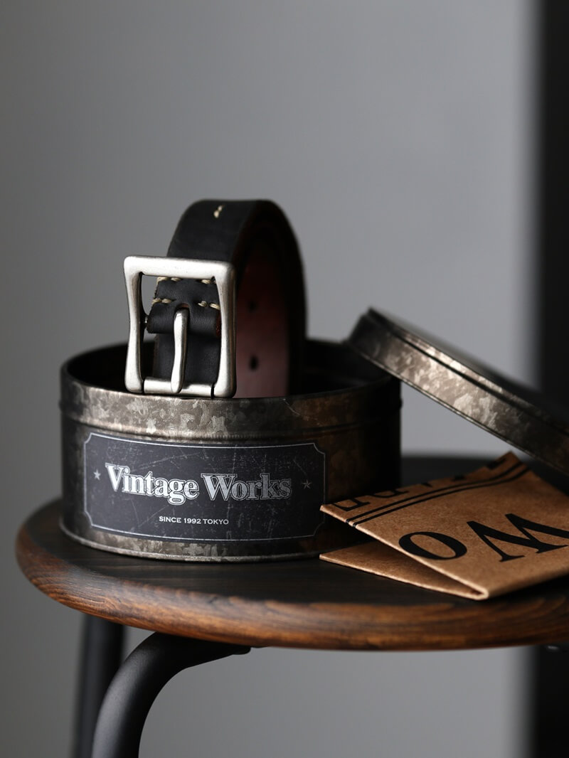Vintage Works ヴィンテージワークス Leather belt 7Hole レザーベルト