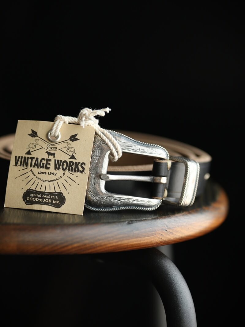 Vintage Works ヴィンテージワークス Leather belt レザーベルト