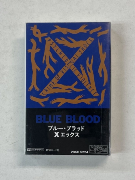 X JAPAN カセットテープ エックス BLUE BLOOD 特殊ケース | 音楽資料