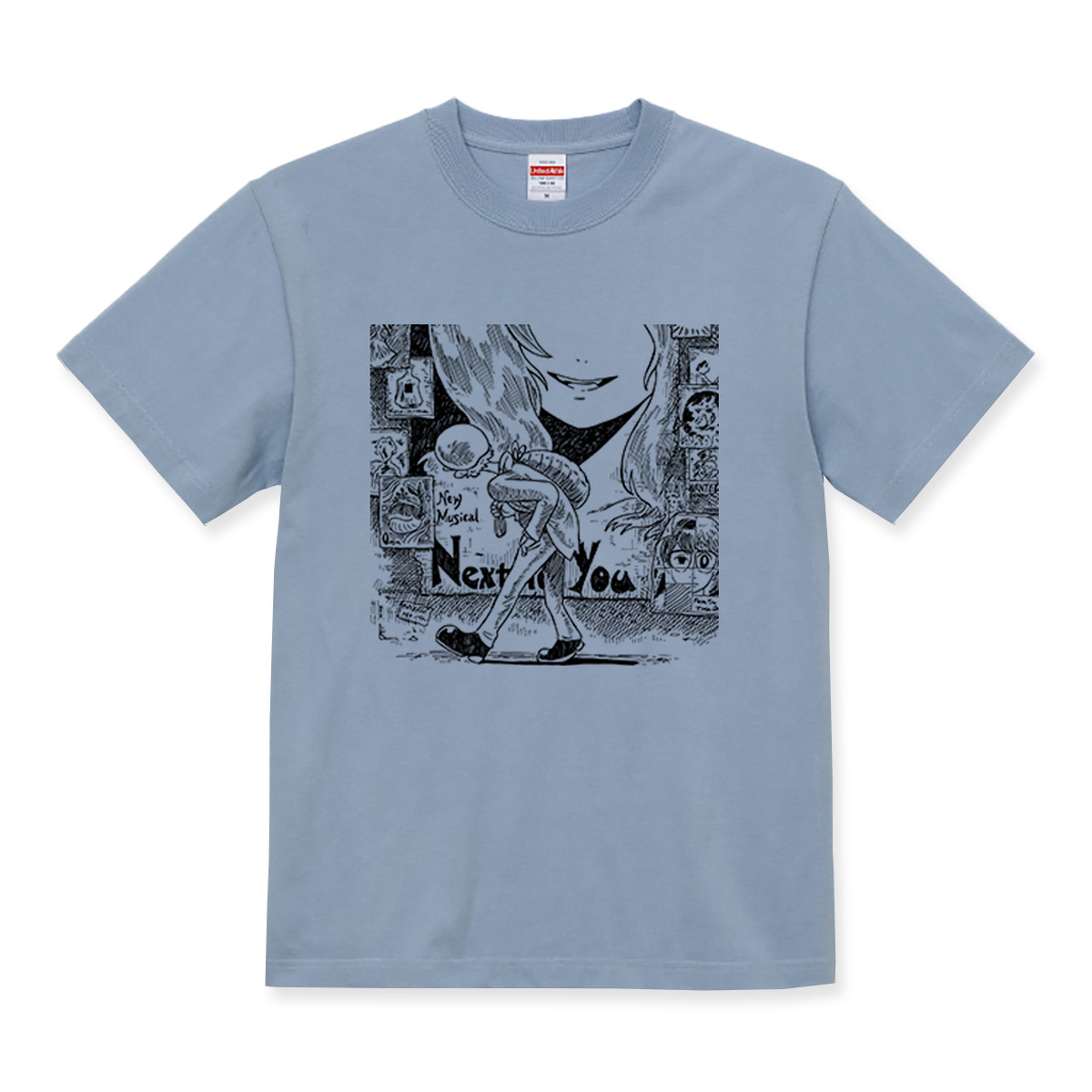 クジラ夜の街×崎山蒼志「劇情」Tシャツ アシッドブルー | ソニー