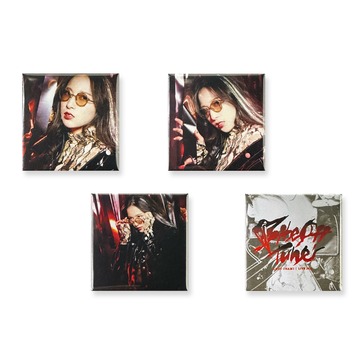 SALE]爆イケ缶バッジ。Type：スクエア【全4種ランダム】 | ソニー