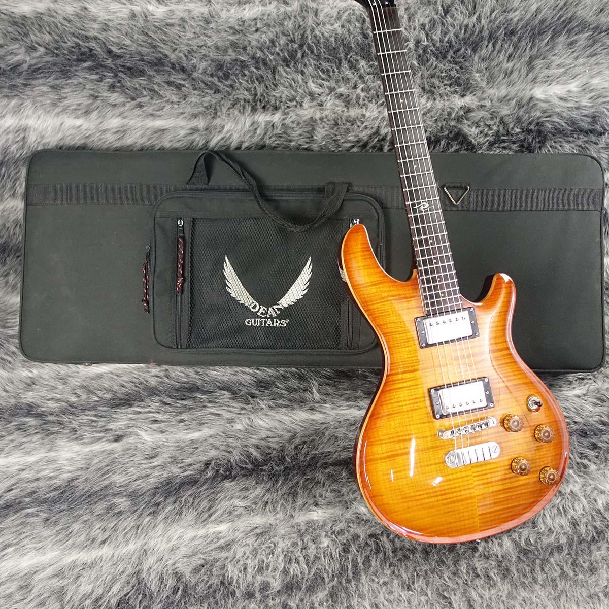 k*a様 DEAN HardTail USA ギター DEAN USA Hardtail Quilt Maple Top Trans Midnight Blue（中古