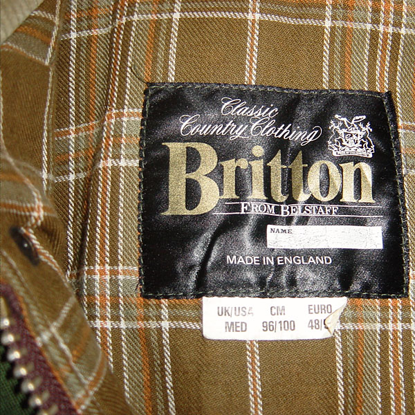BELSTAFF / Britton 70's VINTAGE Gore-Tex Jacket 英国製 ブライトン