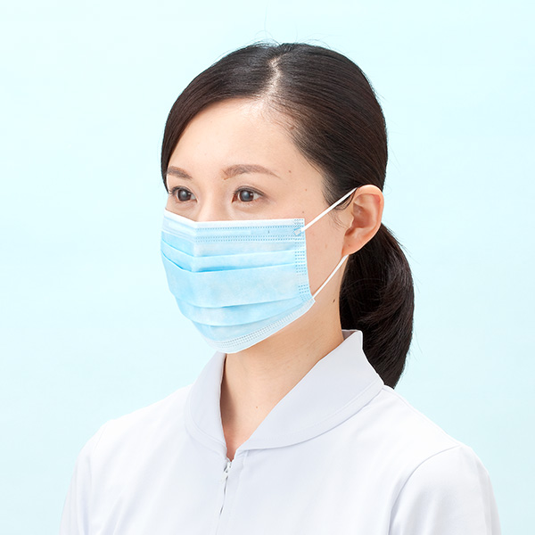 No.2862 3PLYマスク ブルー 耳掛けタイプ | マスク | リーブル株式会社