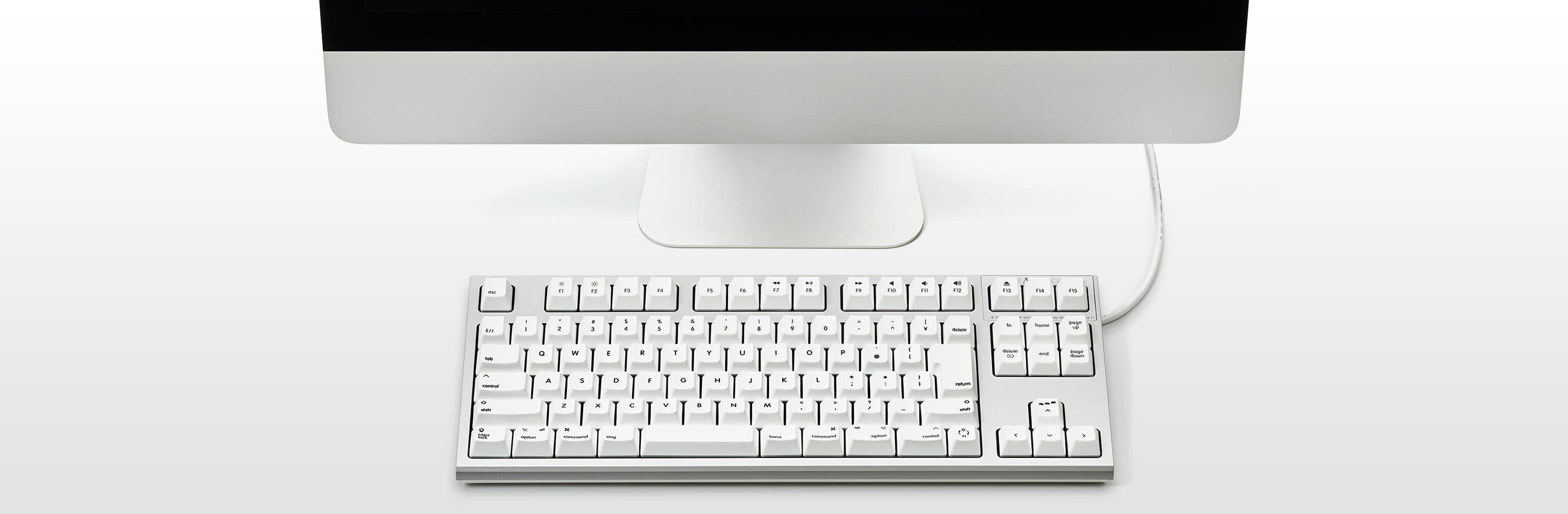 東プレREALFORCE for Mac R2TLSA-JP3M-WH静音30g 製品 : REALFORCE TKL