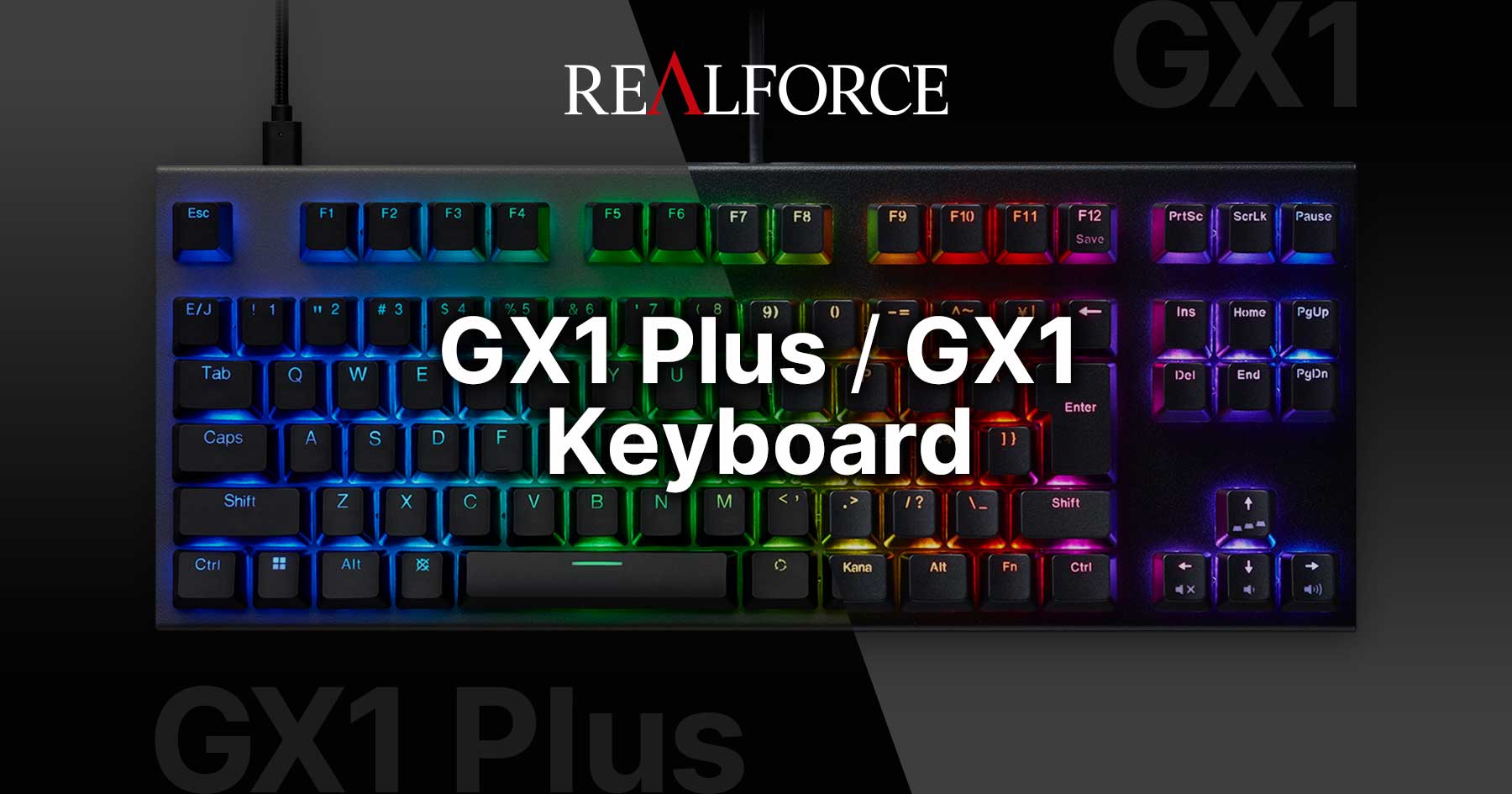 製品 - GX1 Plus / GX1 キーボード | REALFORCE | 日本製プレミアム
