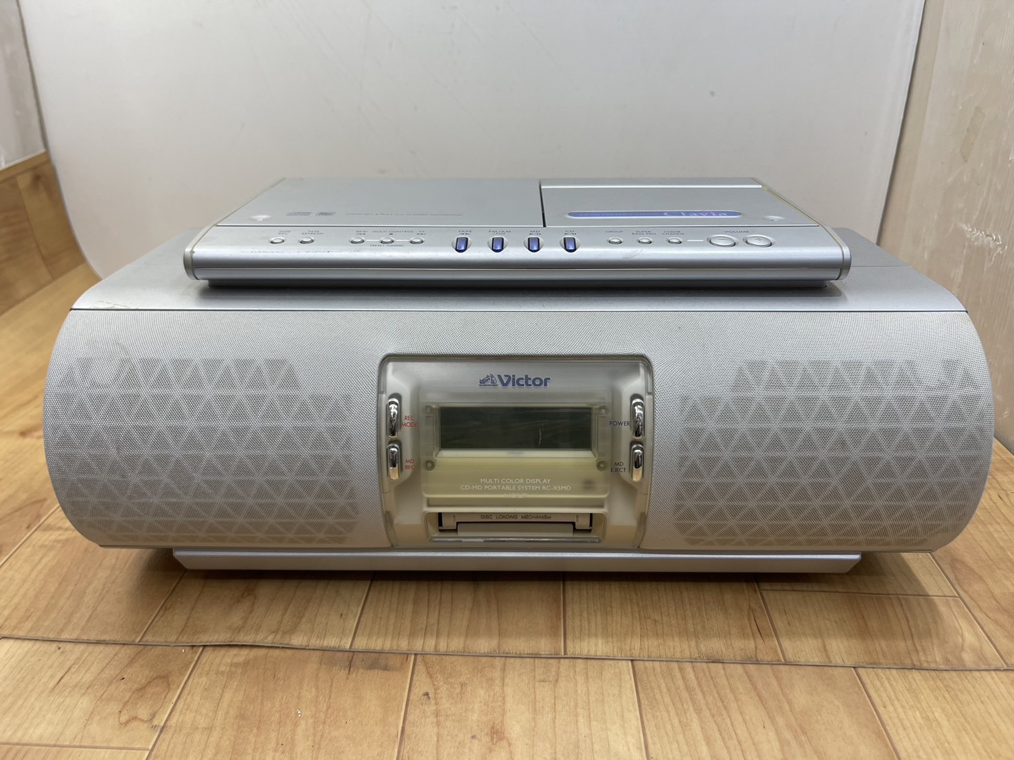 Victor clavia CD-MDポータブルシステム RC-X5MD ビクター