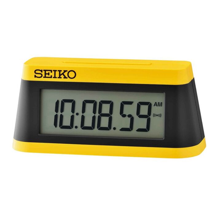 BUY Seiko Miniature Marathon Timer Alarm Clock QHL091Y | SEIKO