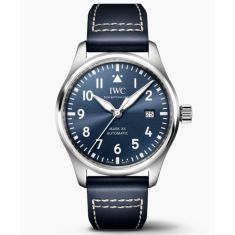 IWC Pilot's Watch Mark XX | Blue Leather Strap | Blue Dial