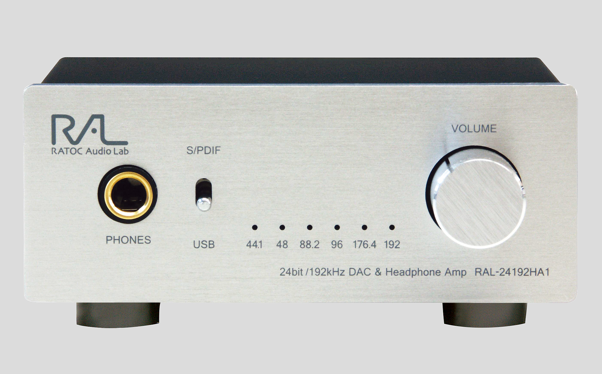 24bit/192kHz対応DAC内蔵ヘッドホンアンプ RAL-24192HA1 | RATOC Audio Lab