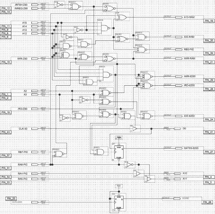 KM-Z80(MZ-80K互換マイコン)回路図編 » 電子ブロック工房