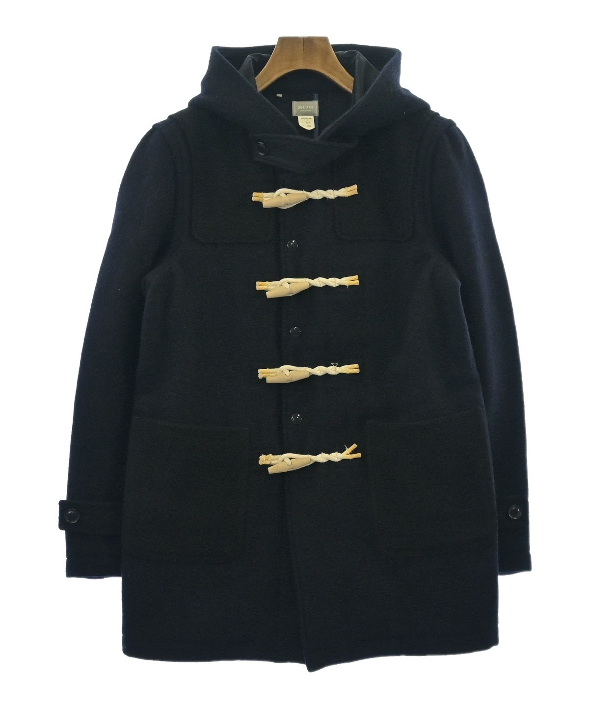 Deluxe（デラックス）ダッフルコート 紺 サイズ:M メンズ