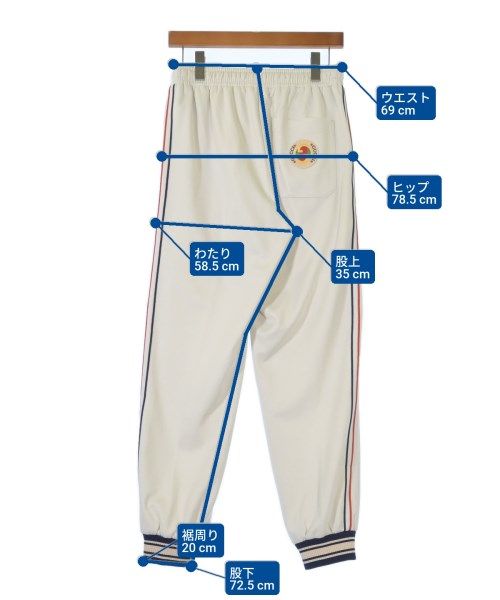 GUCCI（グッチ）スウェットパンツ 白 サイズ:XS メンズ/2200607050073