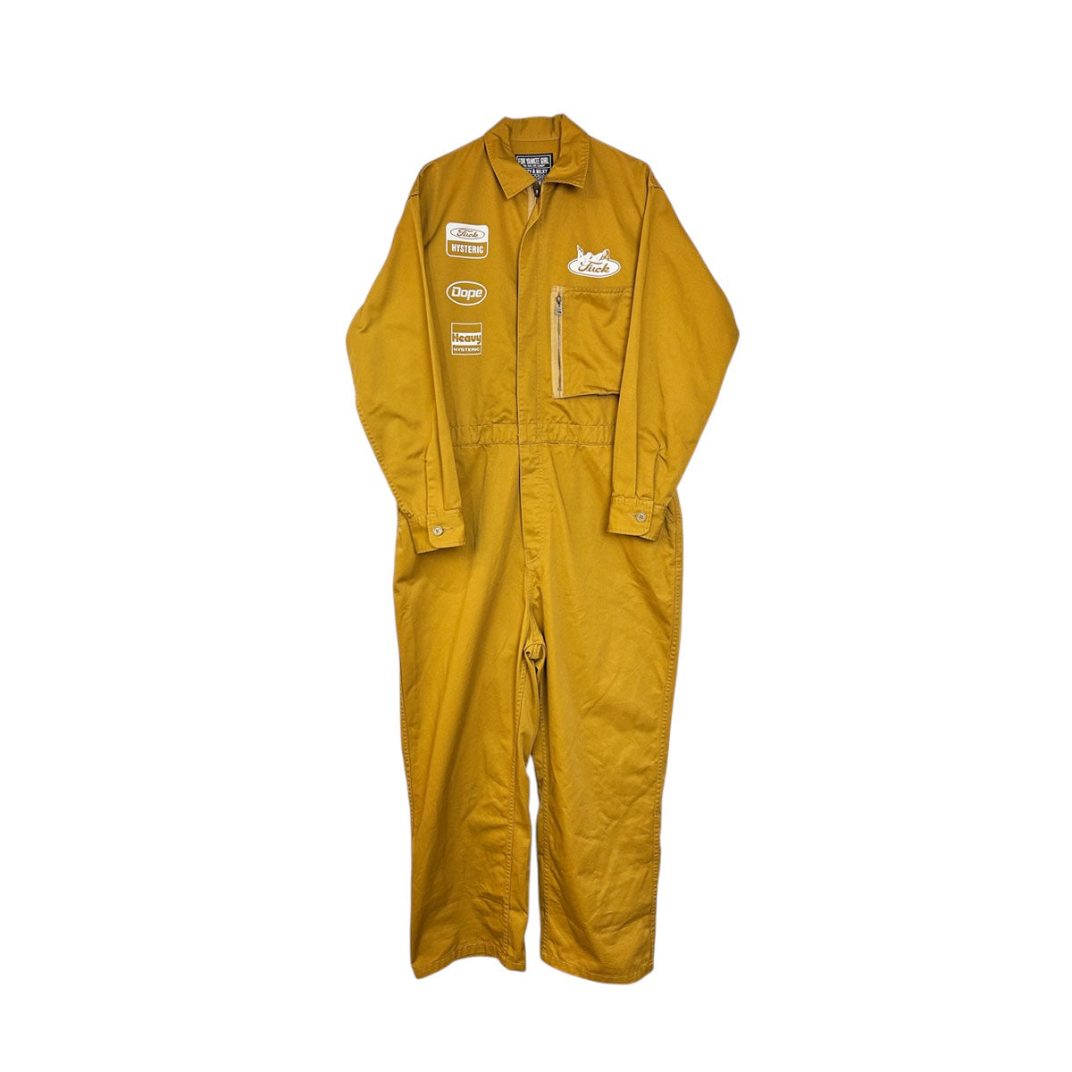 HYSTERIC GLAMOUR]HYSTERIC MOTOR オールインワン/MUSTARD(02241AS01