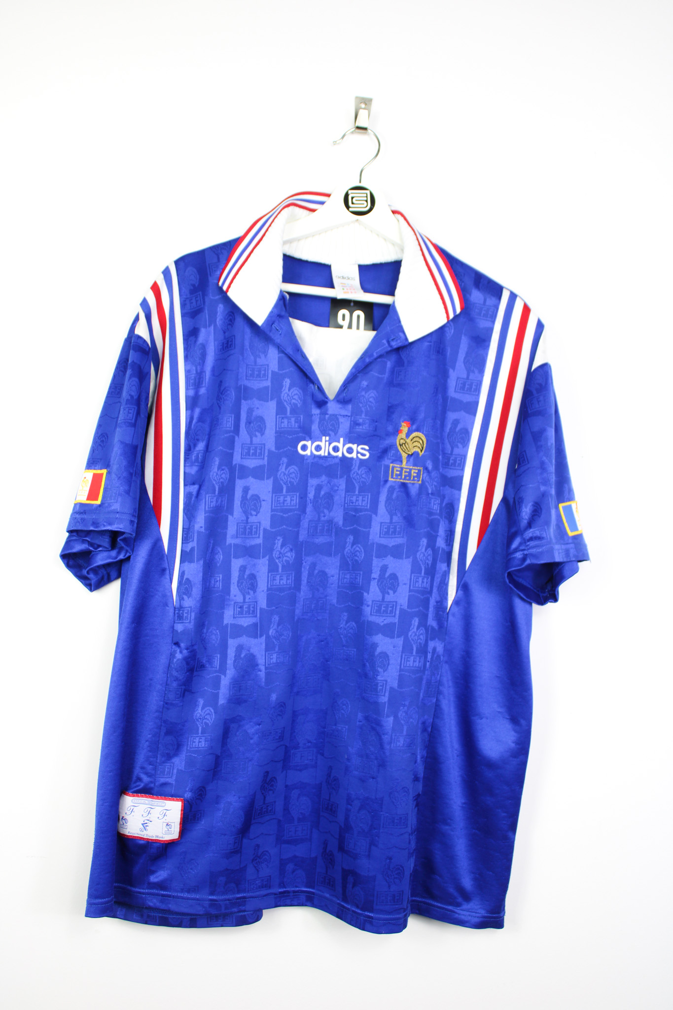 1996-98 France home jersey - XXL • RB - Classic Soccer Jerseys
