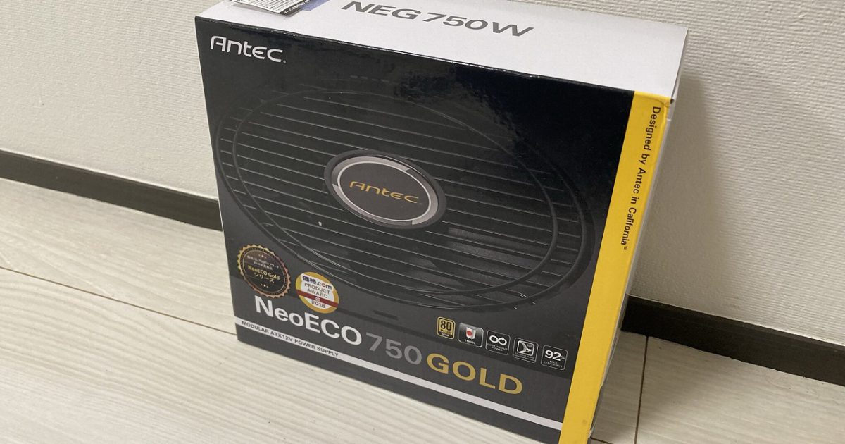 未使用 ANTEC アンテック 750W 電源ボックス 電源サプライ 電源