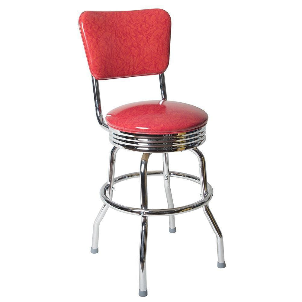 Chrome Diner Chair Back Bar Stool – Richardson Seating