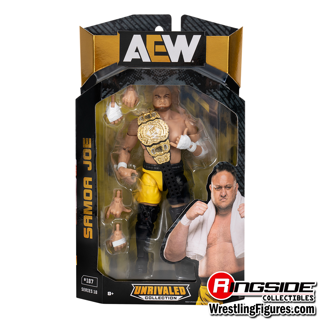 AEW Unrivaled 18 Toy Wrestling Action Figures by Jazwares! This