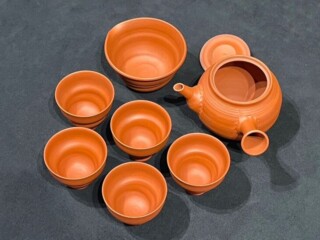 三代 山田常山 作 『常滑焼 朱泥 茶器』 ｜骨董品買取 緑和堂