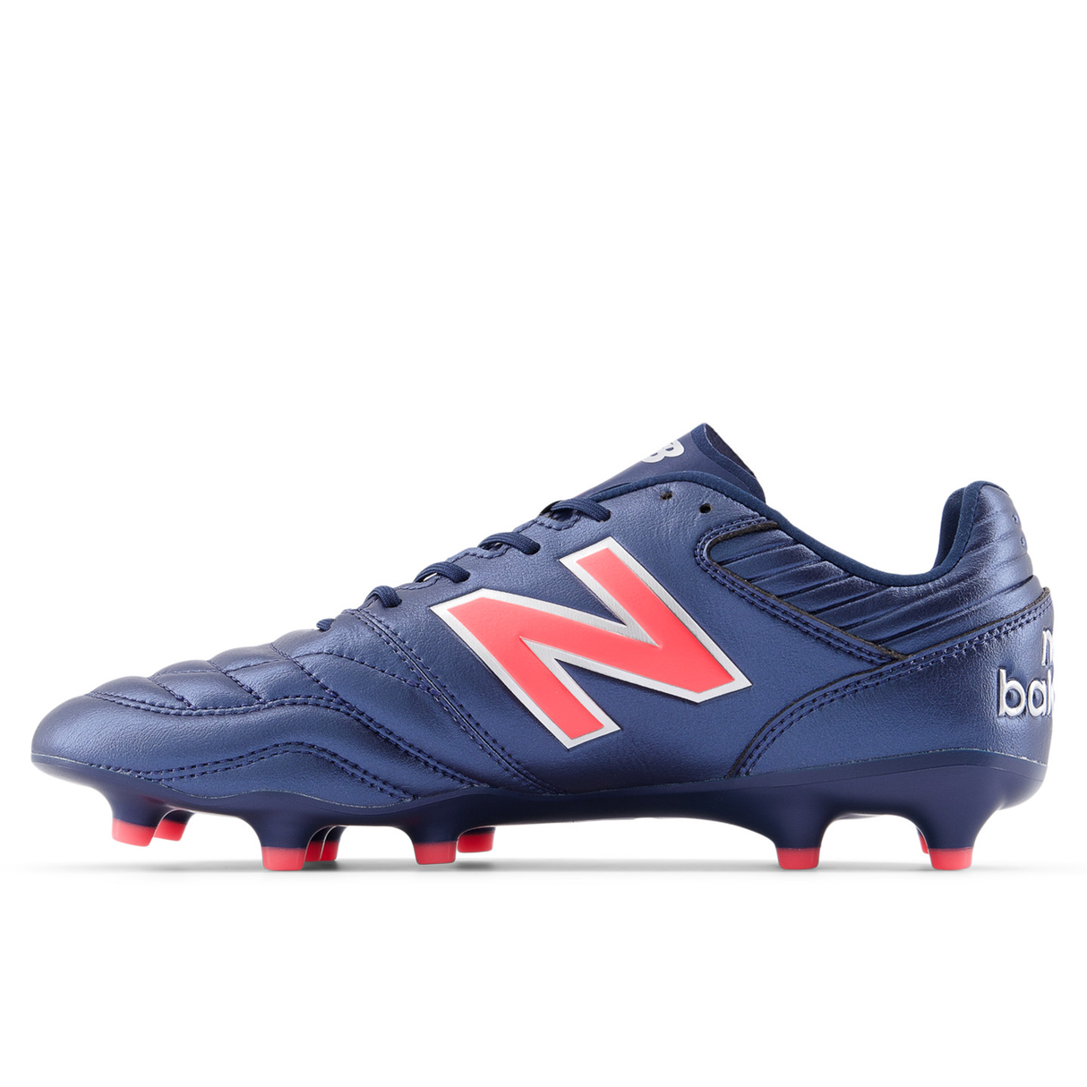 New Balance 442 v2 Pro FG Wide Boots - Navy/Energy Red / World