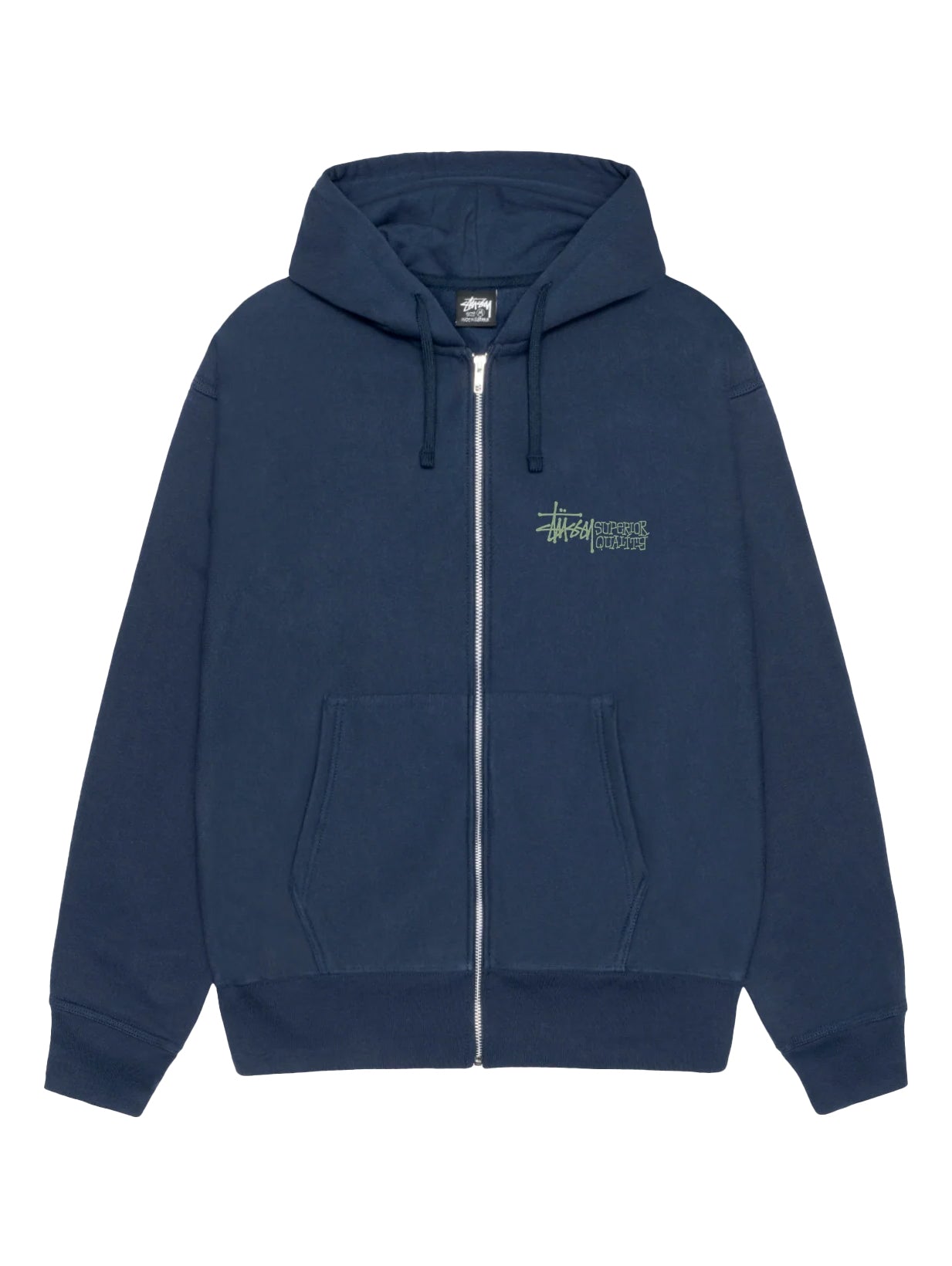 Stussy Superior Quality Zip Hood - Navy – Civil