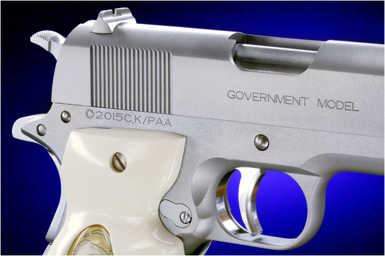 風穴あけるわよ！「WA ガバメント《緋弾のアリアAA》モデル」シルバー