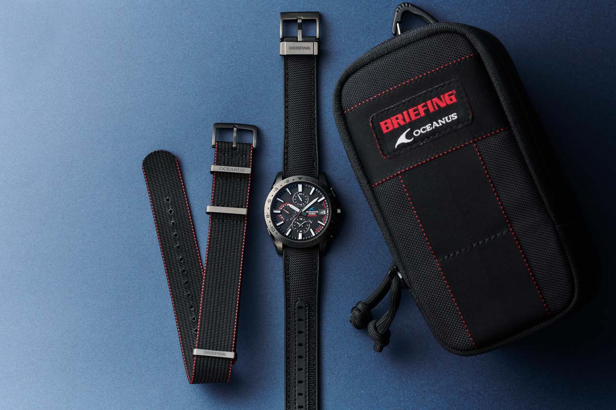 カシオ、「BRIEFING」コラボのOCEANUS。ブランドイメージのバンド