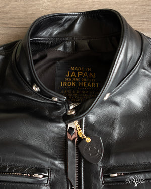Iron Heart - IHJ-35 - Japanese Horsehide Rider's Jacket - Black