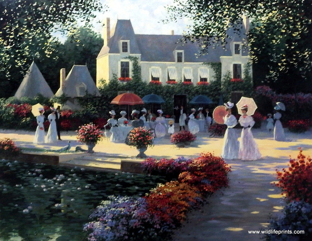 Artist Christa Kieffer Victorian Picture Luncheon in the Country