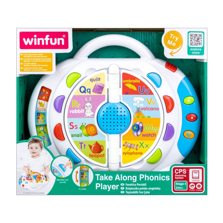 Take Along Phonics Player | 4 Stage Toy | Winfat Industrial