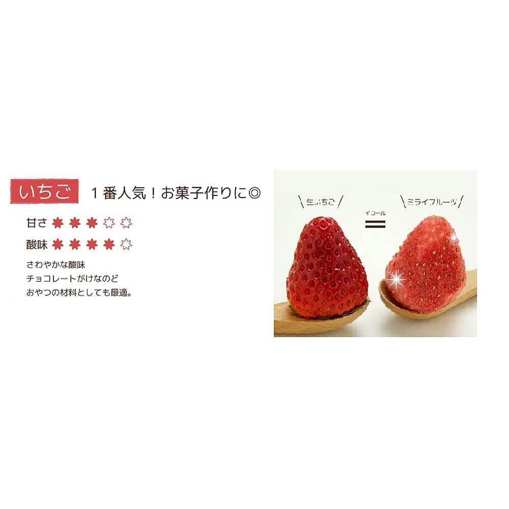 ミライフルーツ イチゴ【離乳食 ベビーフード】 【9ヶ月