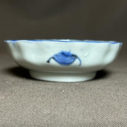 龍に蝙蝠図染付豆皿 /451│埼玉県熊谷市のの骨董品専門店「雑貨とちや