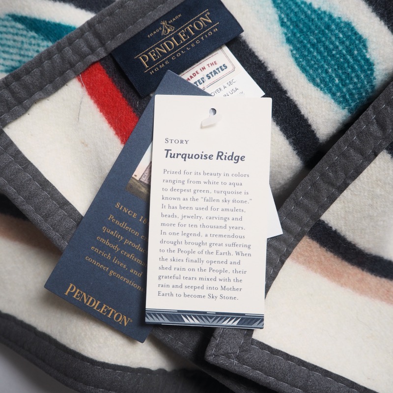 PENDLETON ペンドルトン 大判ブランケット TURQUOISE RIDGE (QUEEN