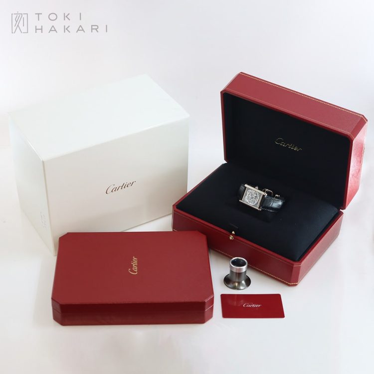 タンク ルイ カルティエ サファイア スケルトン | ブランド腕時計専門