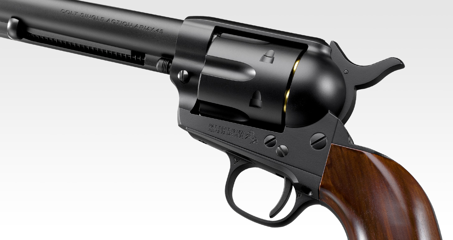 SAA.45 シビリアン 4 3/4インチ ブラック - エアーリボルバー プロ