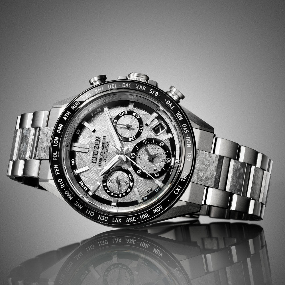 CITIZEN ATTESA ACT Line CC4076-65A Platinum Shine Collection 世界