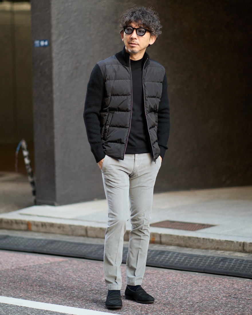 ニットコンビ ダウンジャケット【Herno】｜Herno（ヘルノ）｜TOKYOlife