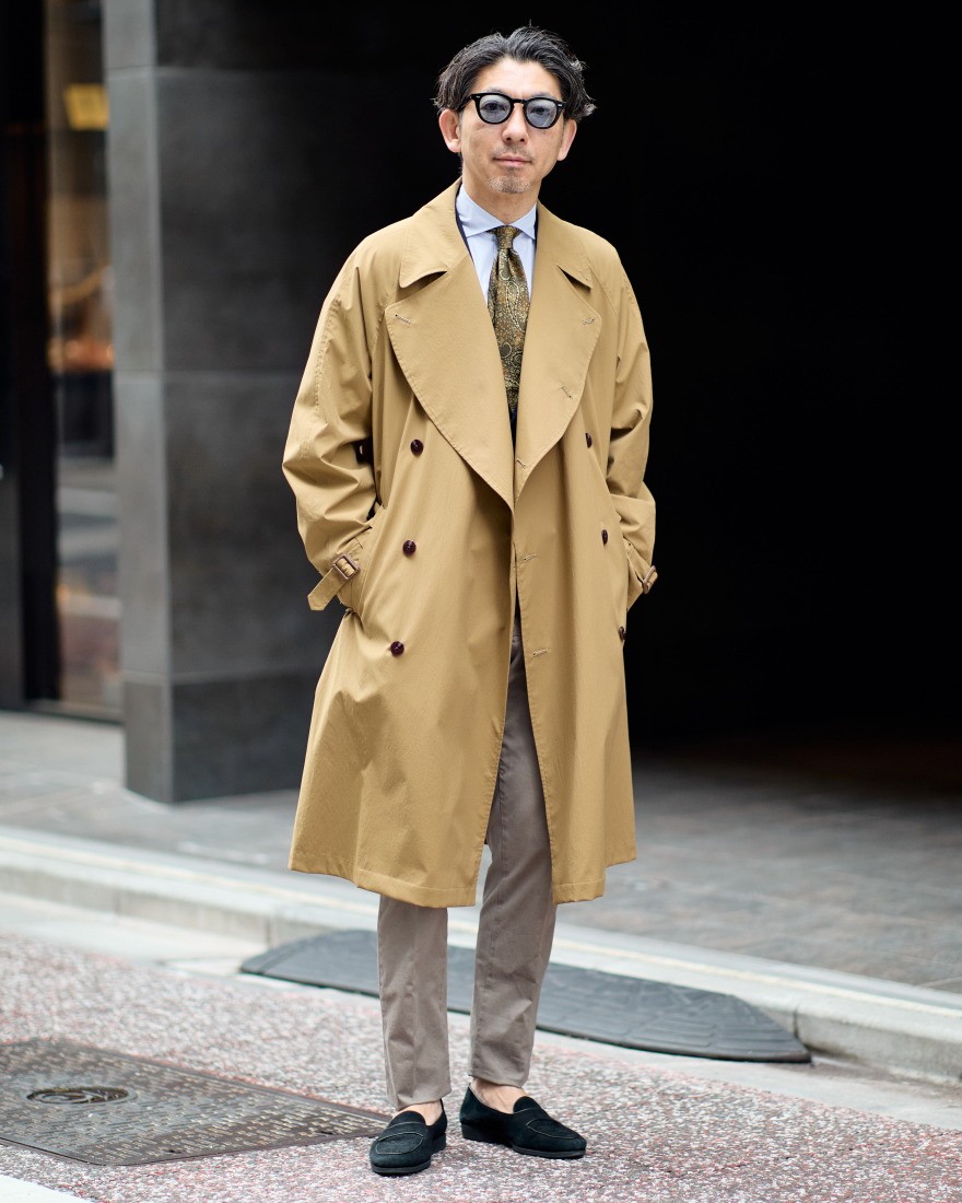 超撥水タイプライター トレンチコート【半裏/無双仕立て】｜ES:S（エス